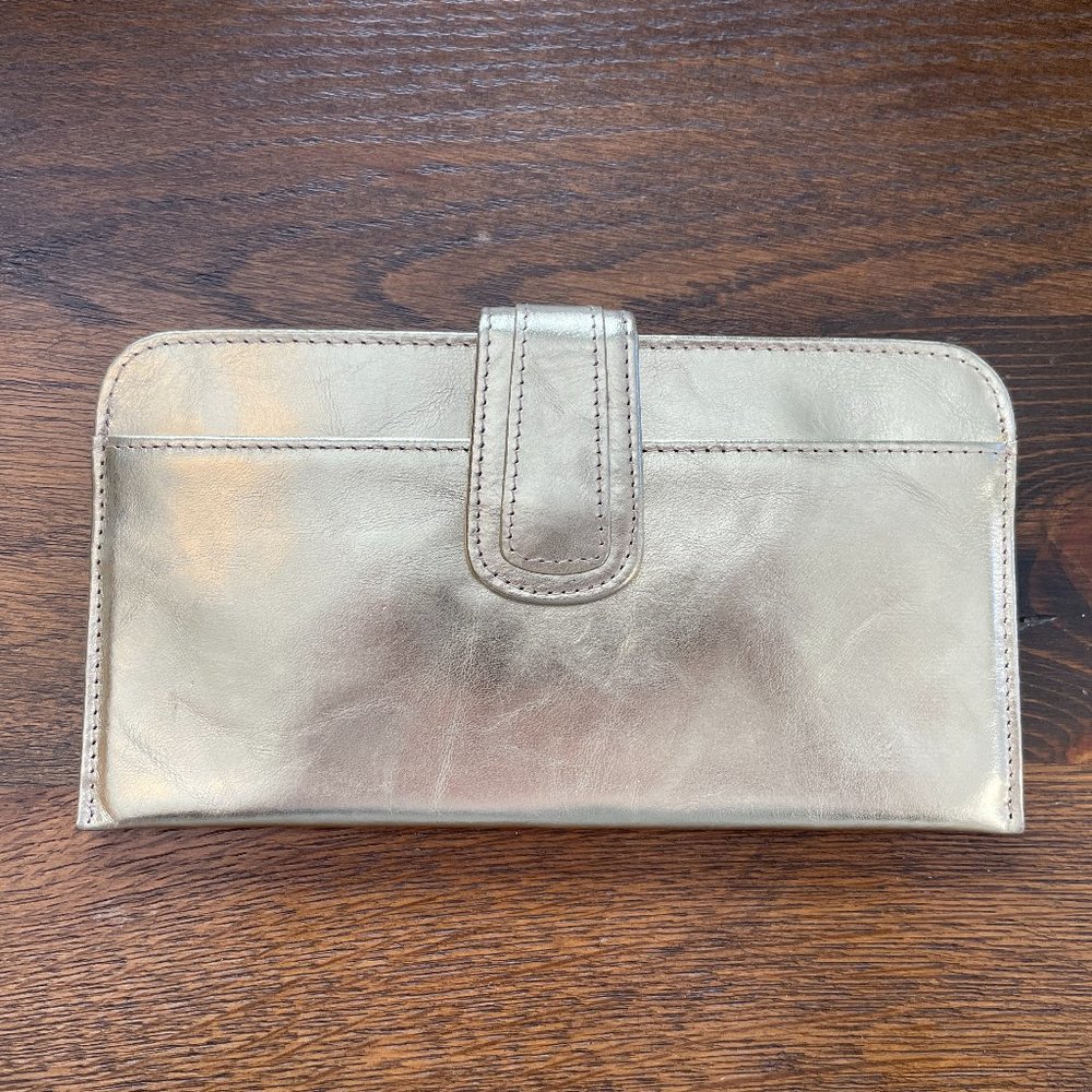 Rolfs Gold Flat Wallet